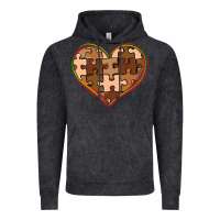 Vintage Black melanin skin tone heart black history Vintage Hoodie - CowGirlArtShop