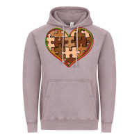 Vintage Zinc melanin skin tone heart black history Vintage Hoodie - CowGirlArtShop