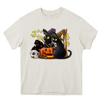 Halloween Black Cats Heavy Core Tee | Teevron