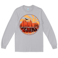 Moon Dust Retro Vintage Sedona Arizona Hiking Sunset Dawn Gift Long Sleeve Tee - minhPixels