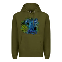 Army Green halloween patch  3 Premium Hoodie - BundleAndBundleShop