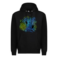 Black halloween patch  3 Premium Hoodie - BundleAndBundleShop