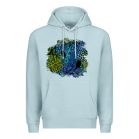Blue Mist halloween patch  3 Premium Hoodie - BundleAndBundleShop