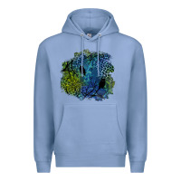 Colony Blue halloween patch  3 Premium Hoodie - BundleAndBundleShop
