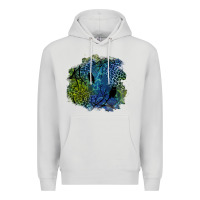 Dove Grey halloween patch  3 Premium Hoodie - BundleAndBundleShop