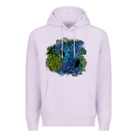 Lilac halloween patch  3 Premium Hoodie - BundleAndBundleShop