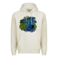 Oatmeal Heather halloween patch  3 Premium Hoodie - BundleAndBundleShop