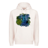 Pale Pink halloween patch  3 Premium Hoodie - BundleAndBundleShop