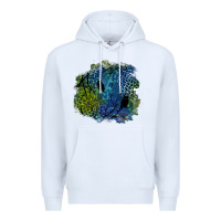 White halloween patch  3 Premium Hoodie - BundleAndBundleShop