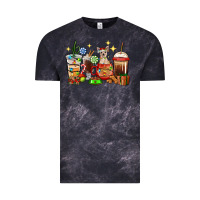Cloud Black Christmas coffee cups with Chihuahua Vintage Tee - RanaPortraitStore