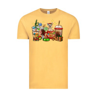 Vintage Mustard Christmas coffee cups with Chihuahua Vintage Tee - RanaPortraitStore