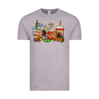 Vintage Zinc Christmas coffee cups with Chihuahua Vintage Tee - RanaPortraitStore
