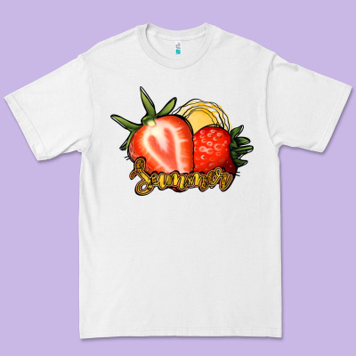 Strawberry Summer Premium Tee Designed By Bettercallsaul