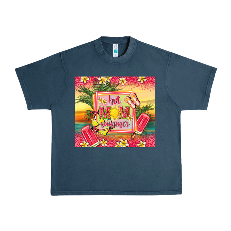 Hot Mom Summer Urban Heavy Tee by TumblerDesignByShophia | Teevron
