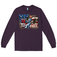 Plum Born to be free Long Sleeve Tee - CowGirlArtShop