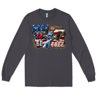 Smoke Born to be free Long Sleeve Tee - CowGirlArtShop