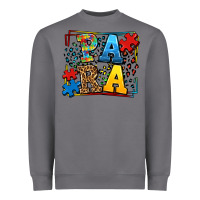 Storm autism leopard frame para Heavyweight Sweatshirt - LillyAllenDesigns