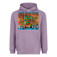 Lavender autism awareness hearts leopard cowhide Heavyweight Hoodie - Artiststas