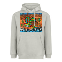 Moon Dust autism awareness hearts leopard cowhide Heavyweight Hoodie - Artiststas