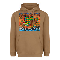 Toasted Coconut autism awareness hearts leopard cowhide Heavyweight Hoodie - Artiststas