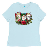 Baby Blue Christmas Gnomes Ladies Tee - Bettercallsaul