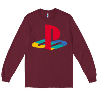Burgundy play station Long Sleeve Tee - minhPixels