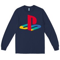 Navy play station Long Sleeve Tee - minhPixels