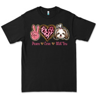 Black Peace Love Shih Tzu Premium Tee - Bettercallsaul