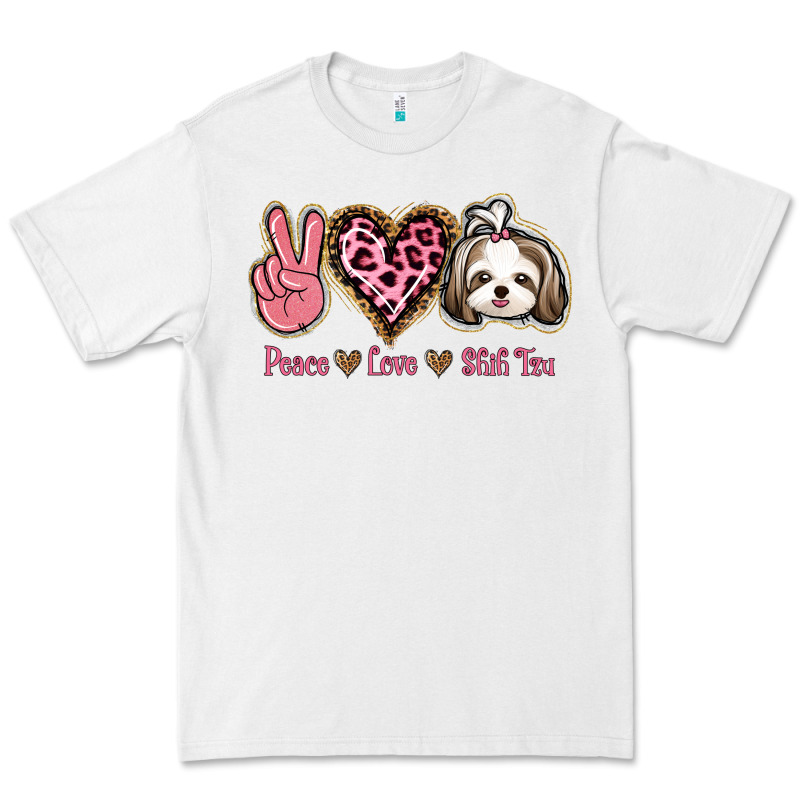 Peace Love Shih Tzu Premium Tee by Bettercallsaul | Teevron