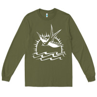 Army Green Captain Jack Sparrow Tattoo WHITE Long Sleeve Tee - minhPixels