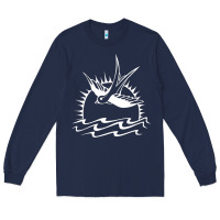 Navy Captain Jack Sparrow Tattoo WHITE Long Sleeve Tee - minhPixels