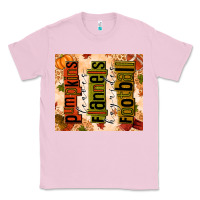 Bubblegum Pink Pumpkins Leaves Flannels Hayrides Football Classic Tee - texasbilliewilder