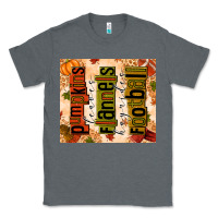 Charcoal Heather Pumpkins Leaves Flannels Hayrides Football Classic Tee - texasbilliewilder