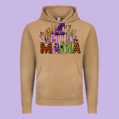Witchy Mama Vintage Hoodie Designed By Cowgirlartshop