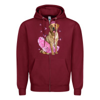 Labrador Retriever Dog With Tutu Zipper Hoodie | Teevron