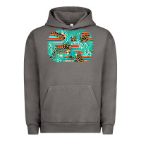 Pigment Tornado leopard turquoise glitter background Urban Hoodie - AdoDesignShop