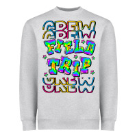 Heather Grey Crew Field Trip Heavyweight Sweatshirt - CowhideDigitalArt