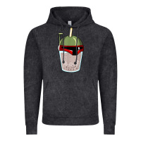 Vintage Black bubble fett boba tea funny sci fi pun pearl milk tea gift t shirt Vintage Hoodie - minhPixels