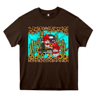 Chocolate Brown truck gnome cactus Heavy Core Tee - JahusDesignShop
