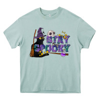 Arona Stay Spooky With Black Cat Heavy Core Tee - LillyAllenDesigns