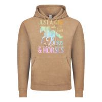 Vintage Coffee Jesus And Horses, Horse Gifts For Girls, Women Vintage Hoodie - minhPixels