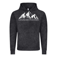 Vintage Black Canadian Rockies Gift Canada Rocky Mountains Souvenir Vintage Hoodie - minhPixels