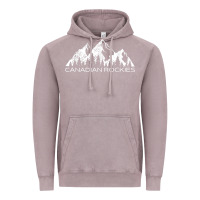 Vintage Zinc Canadian Rockies Gift Canada Rocky Mountains Souvenir Vintage Hoodie - minhPixels