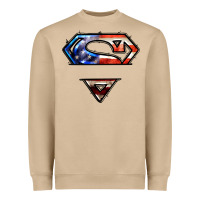 Mushroom super american flag logo Heavyweight Sweatshirt - LillyAllenDesigns