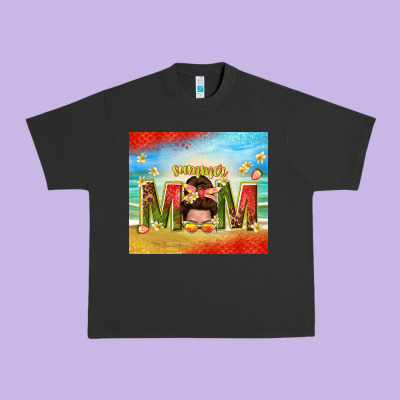 Summer Mom Urban Heavy Tee Designed By Tumblerdesignbyshophia
