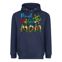 Navy proud autism mom Heavyweight Hoodie - Artiststas
