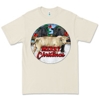 Merry Christmas Charolais Bull Premium Tee | Teevron