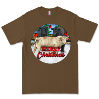 Cacao Merry Christmas Charolais Bull Premium Tee - RanaPortraitStore