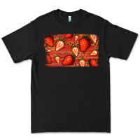 Black Strawberry Background Premium Tee - Bettercallsaul