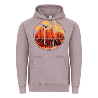 Vintage Zinc Retro Vintage Sedona Arizona Hiking Sunset Dawn Gift Vintage Hoodie - minhPixels